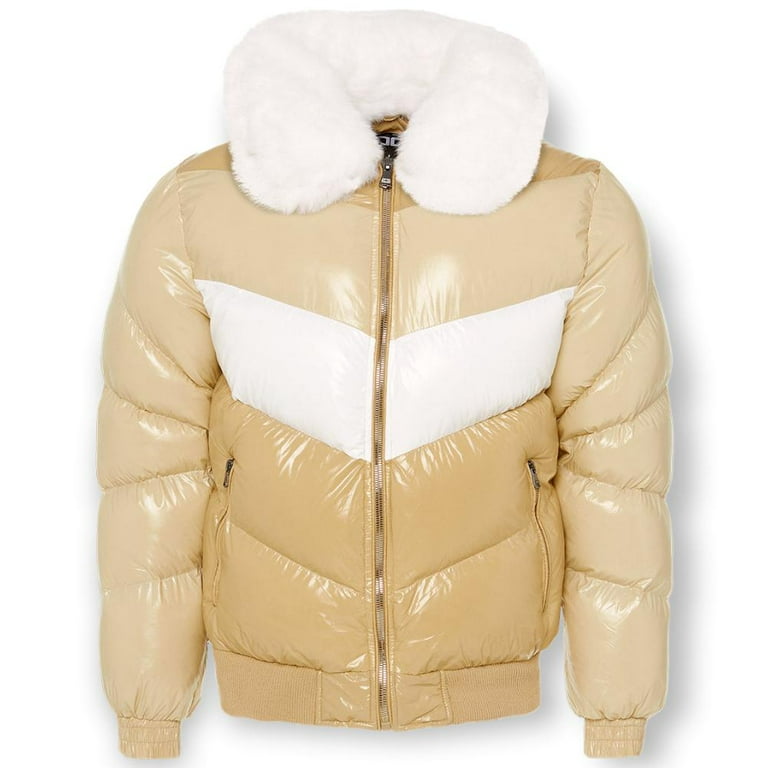 Jordan Craig Men Blocked Puffer Jacket Sand Walmart
