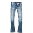 thumbnail image 1 of Jordan Craig Men Martin Stacked Python Jeans (Blue Wave), 1 of 4