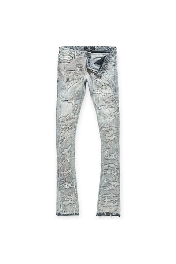 Men Matin Stacked Willder Denim Jeans (Lunar)