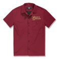 thumbnail image 1 of Jordan Craig Men Oakland Mechanic Embroidered Camp Shirt (Wine), 1 of 5