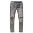 thumbnail image 1 of Jordan Craig Men Sean Knee Shreds Jeans (Smoked Grey), 1 of 3