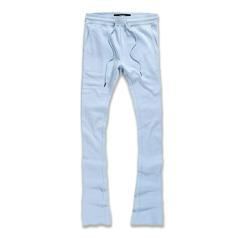 Stacked sweatpants men's sale