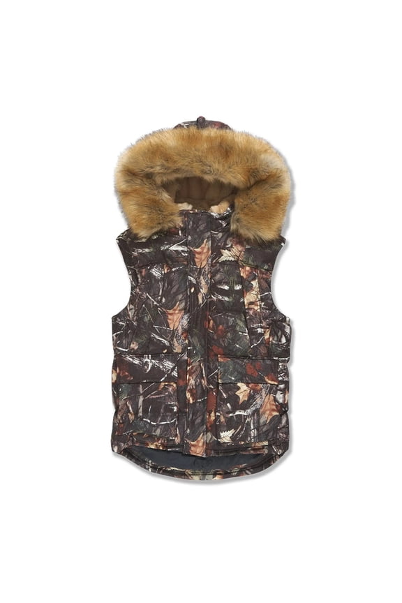 Men Yukon Fur Lined Vest (Real Tree)