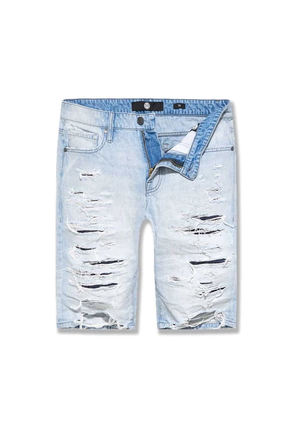 Men's Ironbound Denim Shorts Ice Blue j3186s-ib