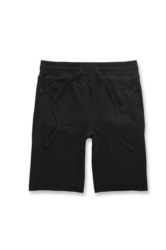 Men's Palma French Terry Fleece Shorts Black 8350s-black