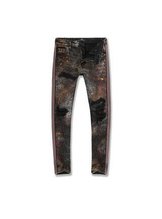 Jordan Craig Blow Out Relax Fit Men's Denim Jean Pants Black