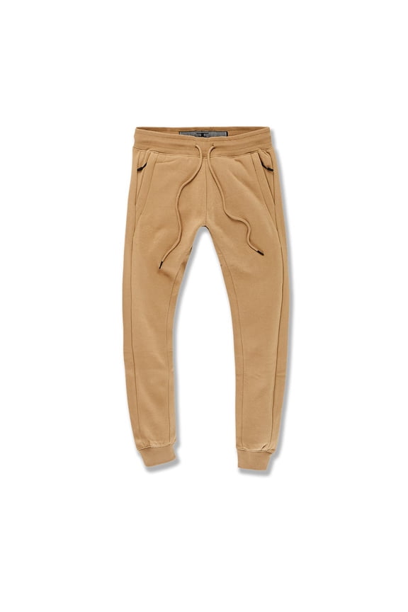 Men's Uptown Modern Basic Fleece Jogger Sweatpants Mocha 8620-mocha