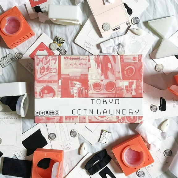 Jordan Draper Games JDGTKYOLNDR Tokyo Coin Laundry Board Game