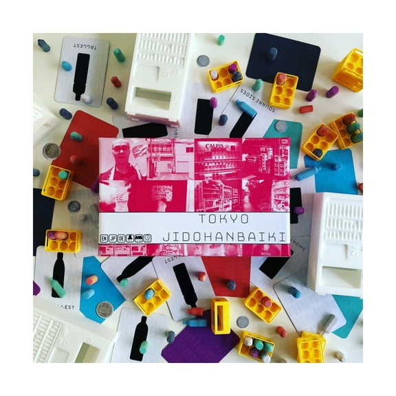 Tokyo Jidohanbaiki Architecture Dexterity Strategic Board Game Jordan Draper Games TKYO-JIDO