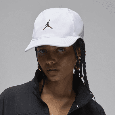 Jordan Dri FIT Club Unstructured Curved Bill Cap Color White Black Black Size S M Walmart
