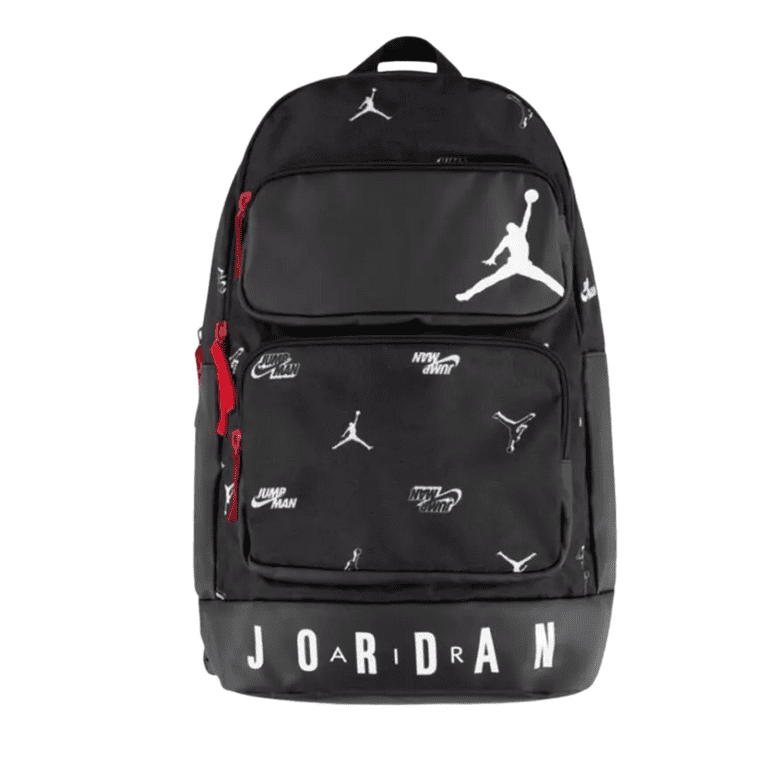 Jordan Essentials Backpack Laptop School Bag Black/White (9A0670