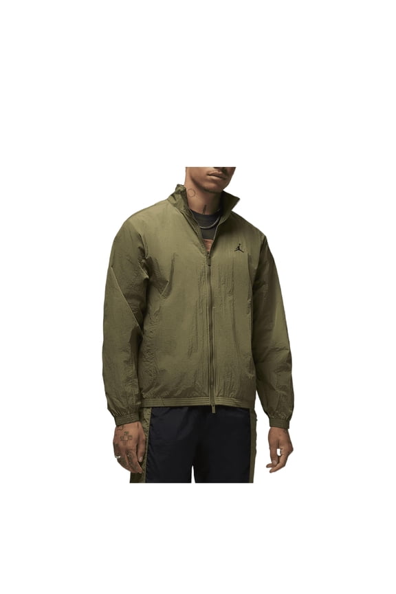Jordan Essentials Men's Jacket (Medium Olive/Black, FV7299-222) Size Medium