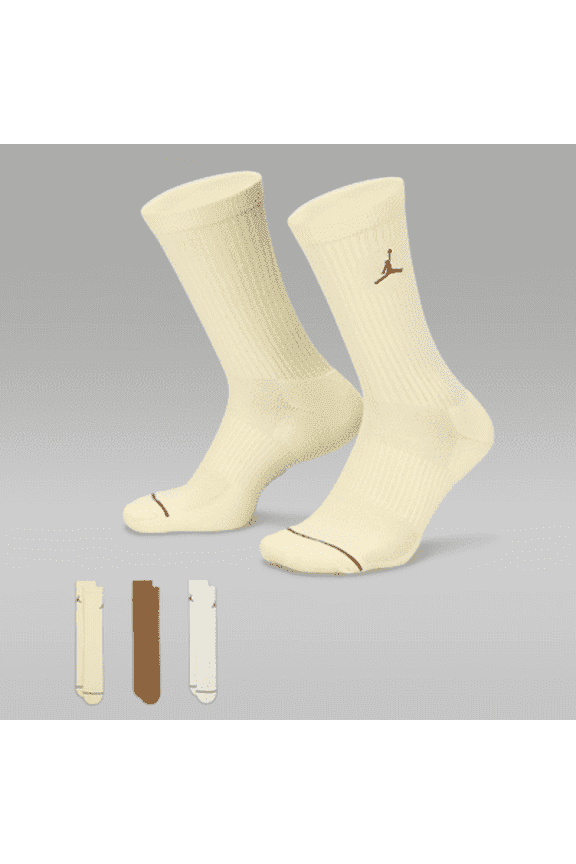 Everyday Crew Socks (3 pairs) Color: Multi-Color Size: M