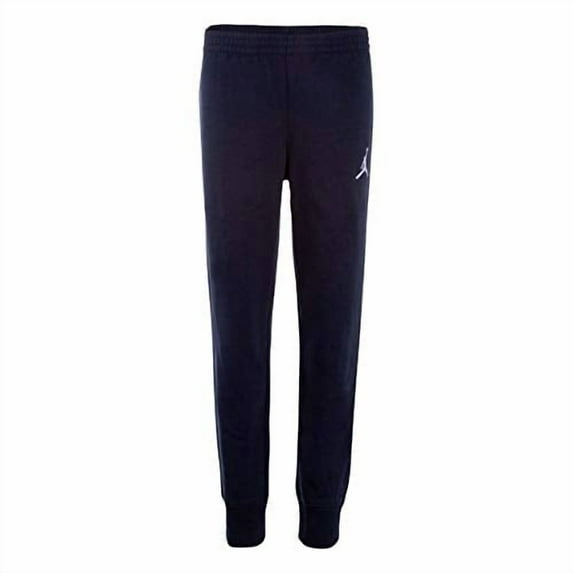 Jordan Fleece Jogger Sweat Boys Active Pants Size S, Color: Black/Black