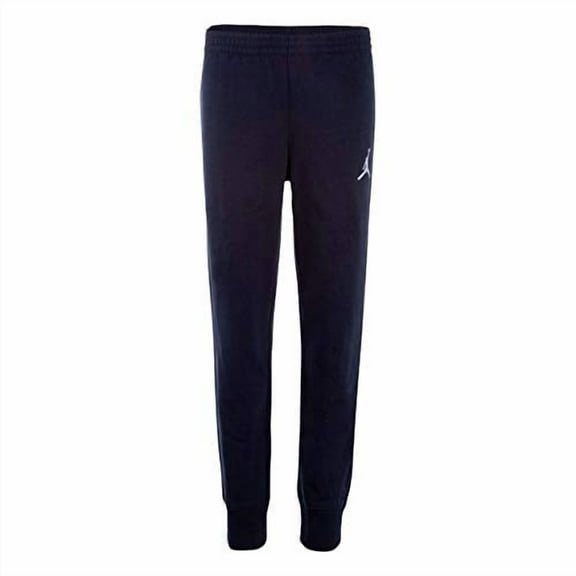 Jordan Fleece Jogger Sweat Boys Active Pants Size S, Color: Black/Black
