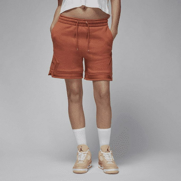 Jordan Flight Fleece Women s Diamond Shorts Color Dusty Peach Heather Size S