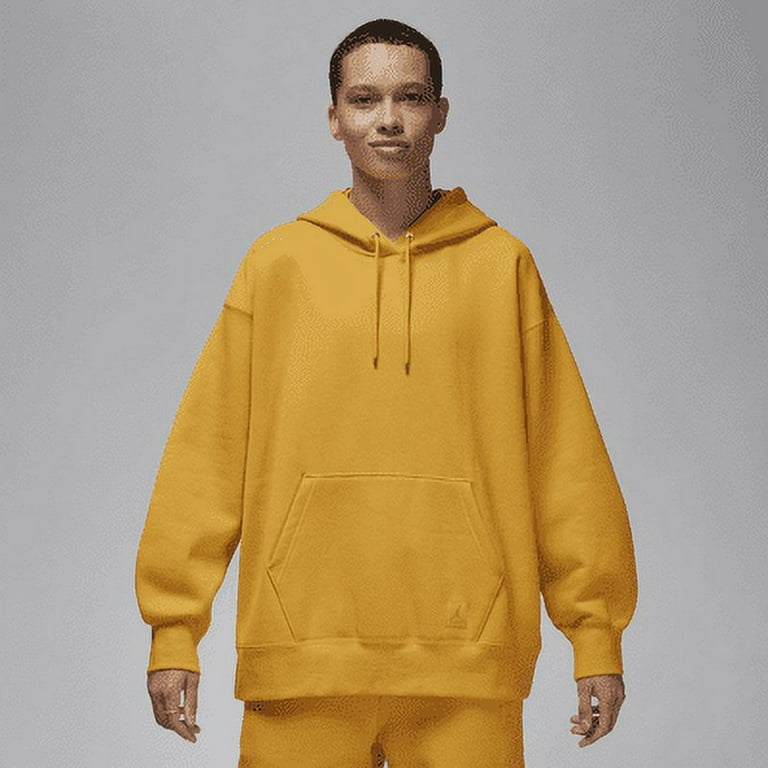 Jordan Flight Fleece Women s Pullover Hoodie Color Yellow Ochre Heather Size XS