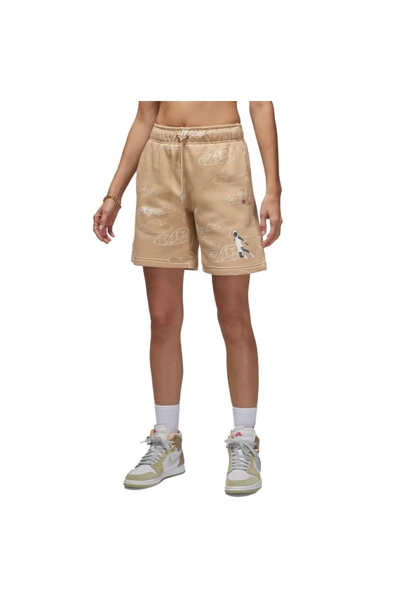 Flight Women's Washed Fleece Shorts Light Sienna