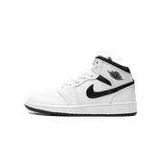 GRADE SCHOOL Air Jordan 1 Mid GS "White/Black" DQ8423 132 from Stadium Goods