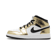 thumbnail image 1 of Jordan GRADE SCHOOL Air Jordan 1 Mid SE GS "Metallic Gold" DC1420 700 from Stadium Goods, 1 of 9