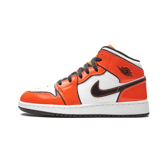 Jordan GRADE SCHOOL Air Jordan 1 Mid SE GS "Turf Orange" BQ6931 802 from Stadium Goods