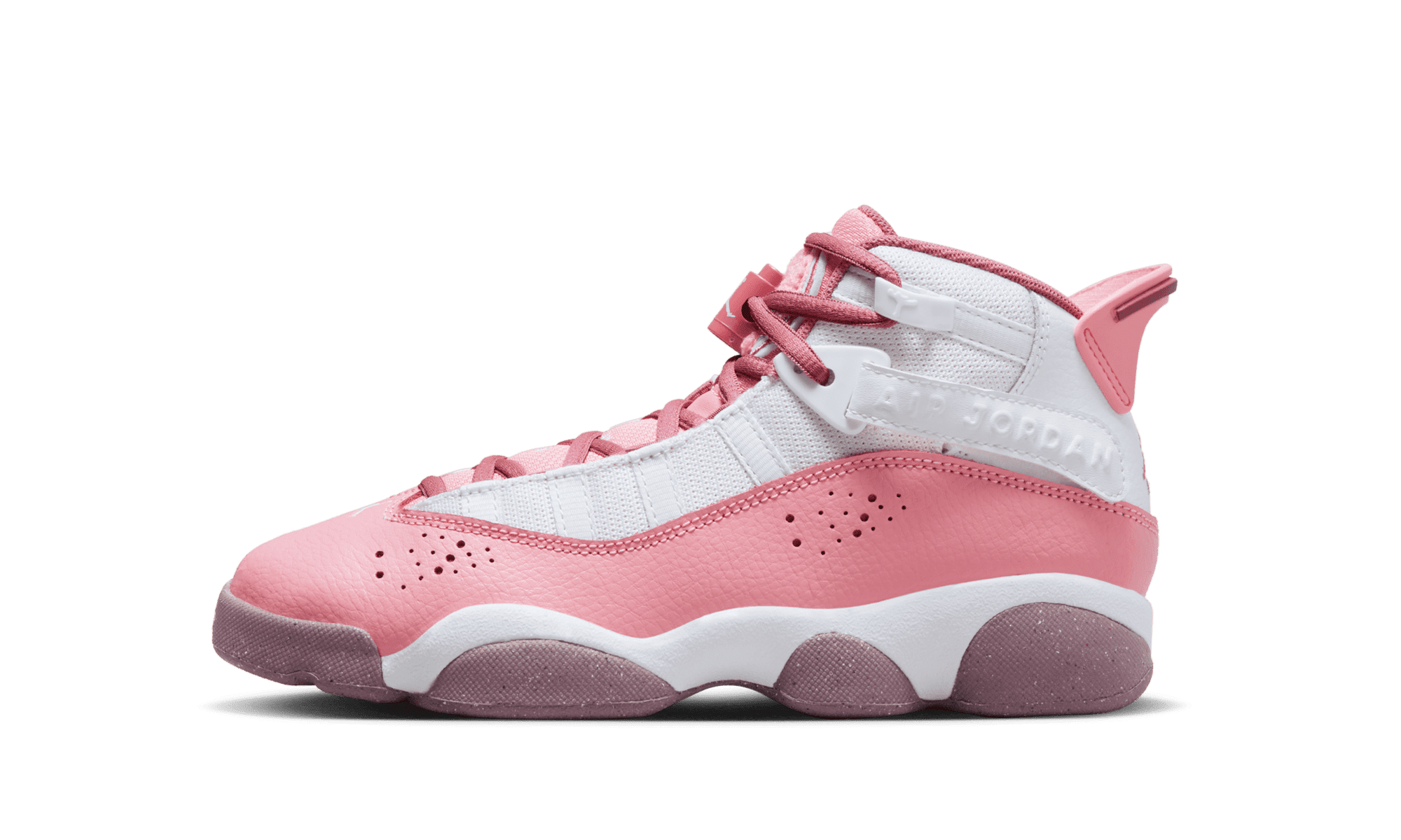 6 rings pink jordans
