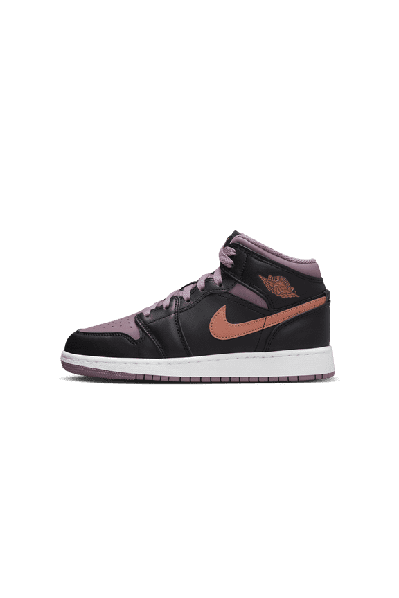 GRADE SCHOOL Air Jordan Retro 1 Mid SE GS "Black Sky J Mauve" FB9909 008 from Stadium Goods