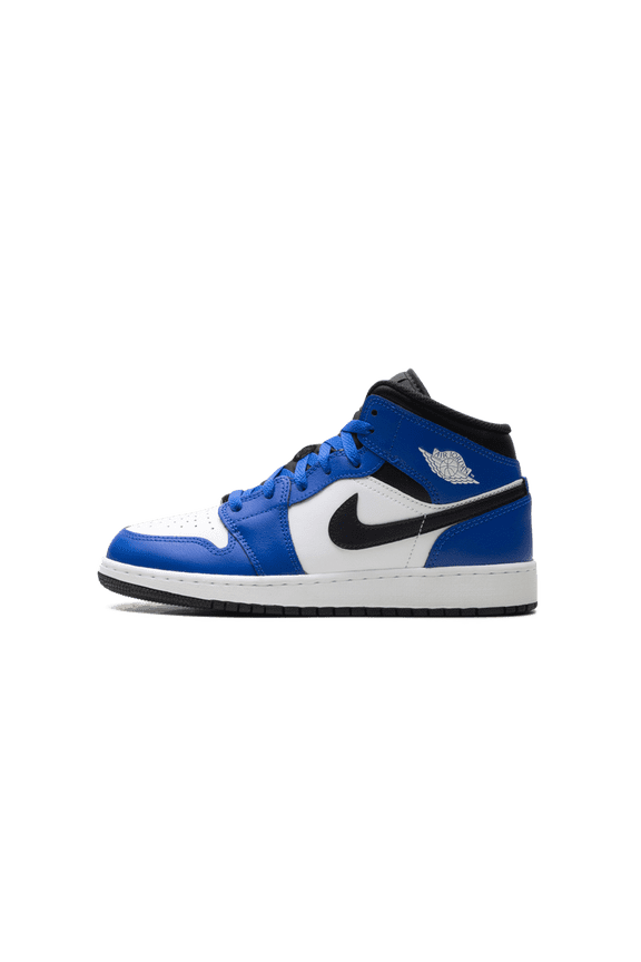 GRADE SCHOOL Jordan 1 Mid GS "Game Royal White Black" DQ8423 402 from Stadium Goods