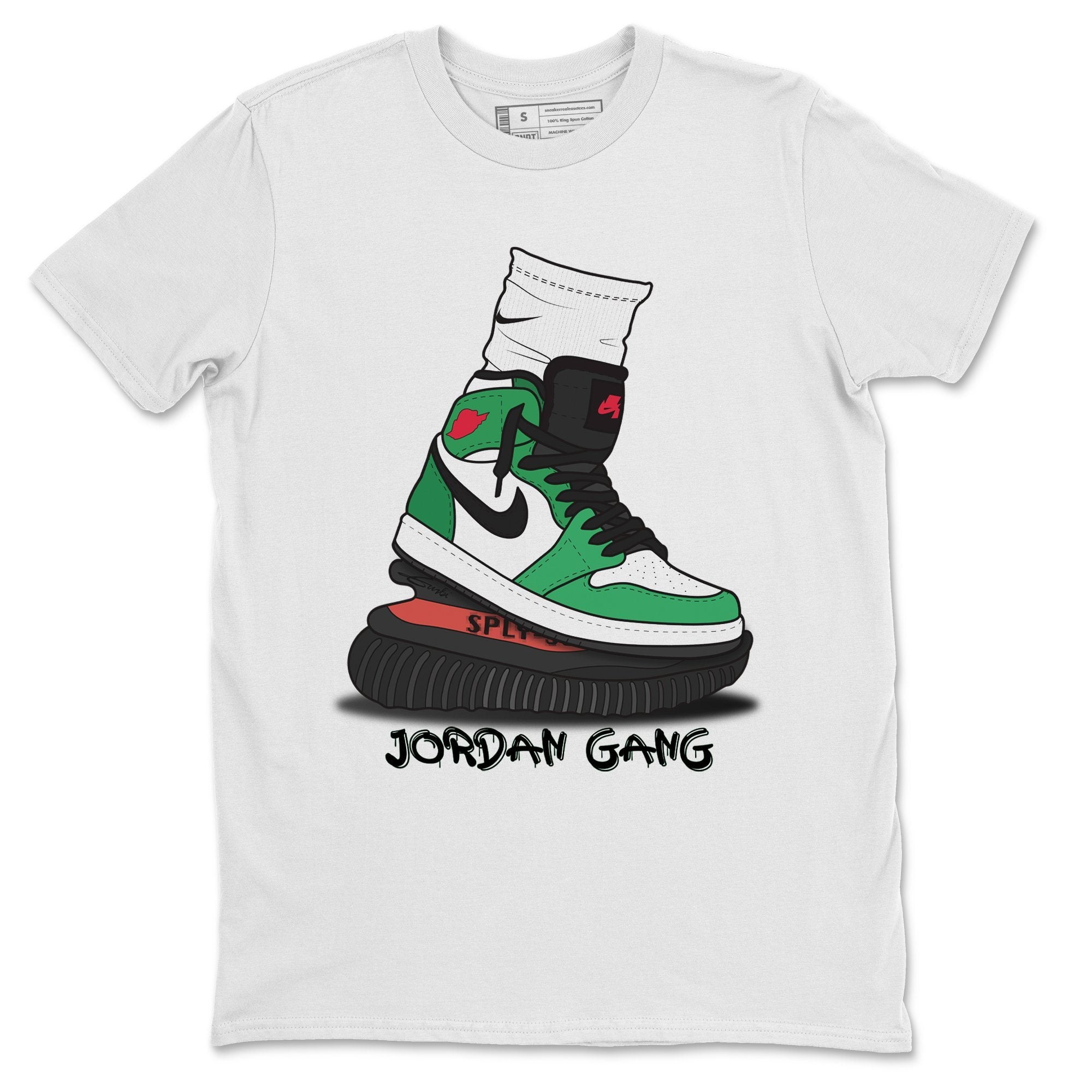 Lucky Green Jordan 1s Shirts That Match Pine Green 1s Jordan Gang T-Shirt  Jordan Lucky Green Match Outfits AJ1 Shoe