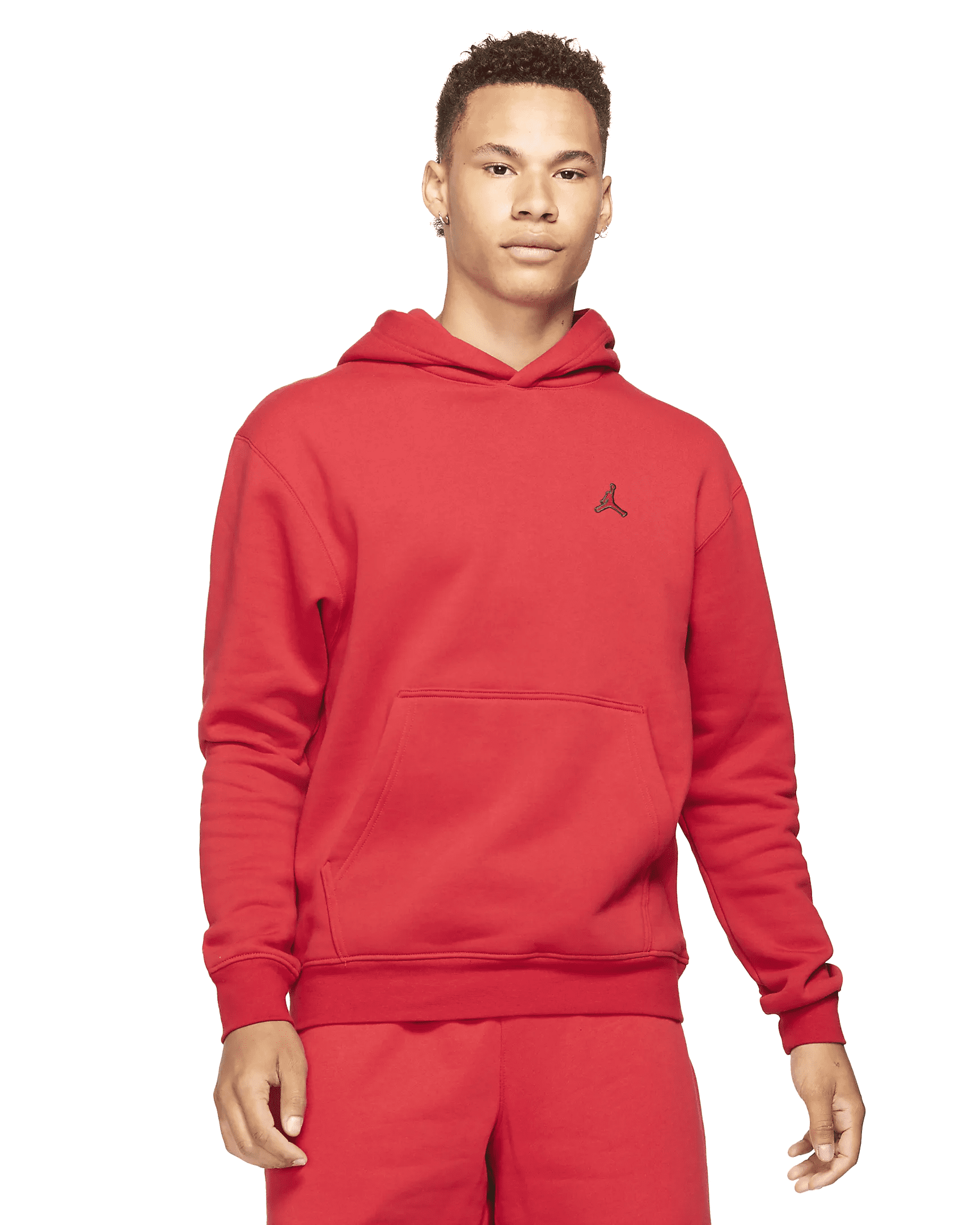 jordan hoodie red black
