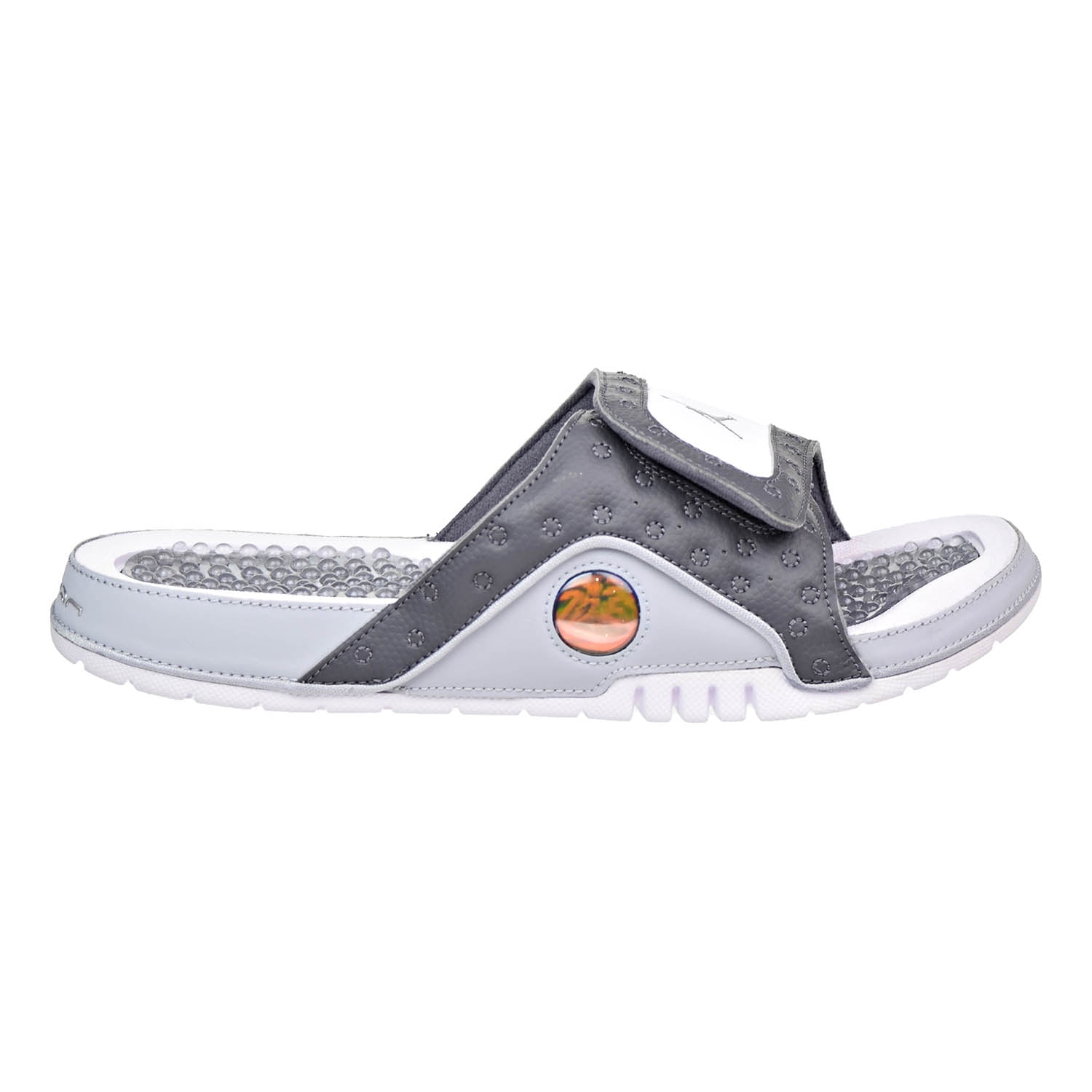 Air Jordan Hydro III Retro Slides Mens 10 Black/Metallic Silver Sandals Slip On Metallic Silver Black Metallic Jordan Black Infrared The  main image 4
