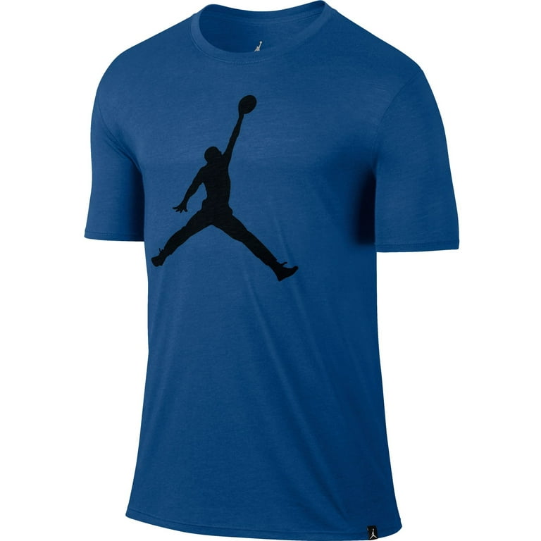 Blue and shop black jordan shirt