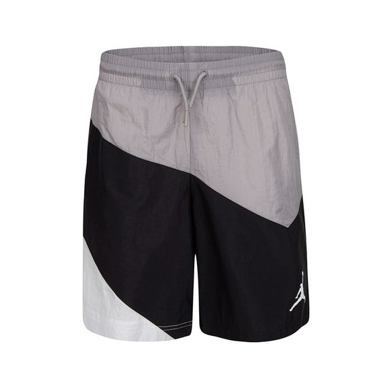 Jordan Jumpman Colorblock Boys Active Shorts Size S, Color: Grey/Black/White