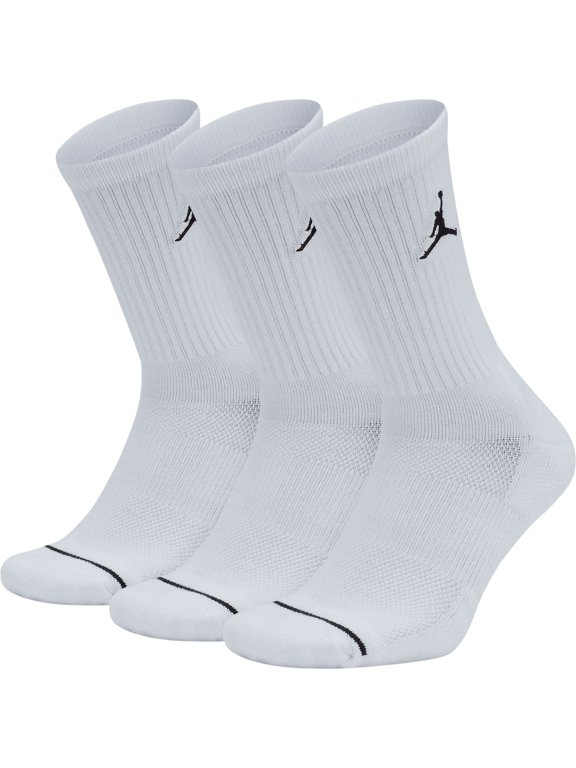 Jumpman Crew 3 Pack Men's Socks White/Black sx5545-100
