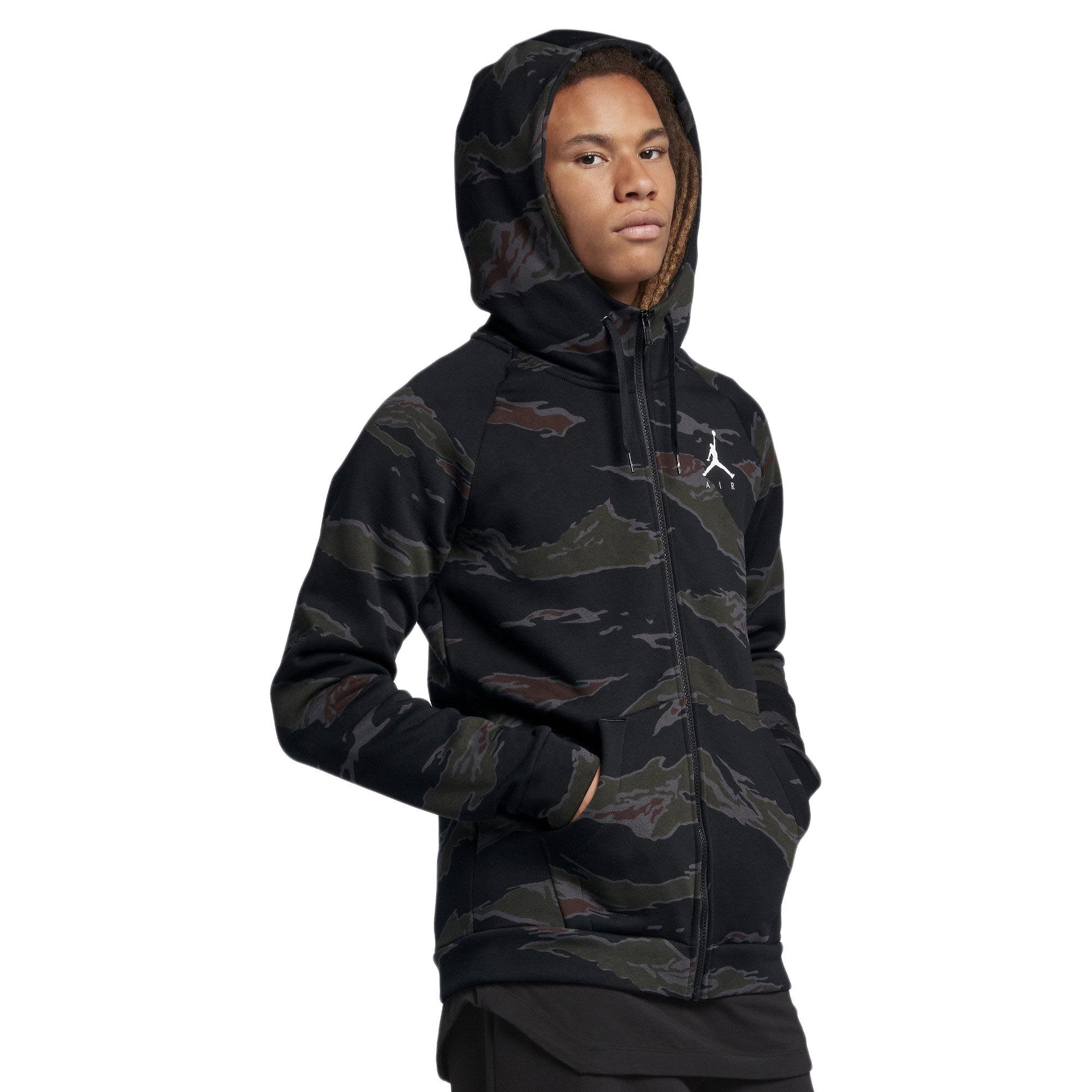 Jordan jumpman air deals fleece camo hoodie