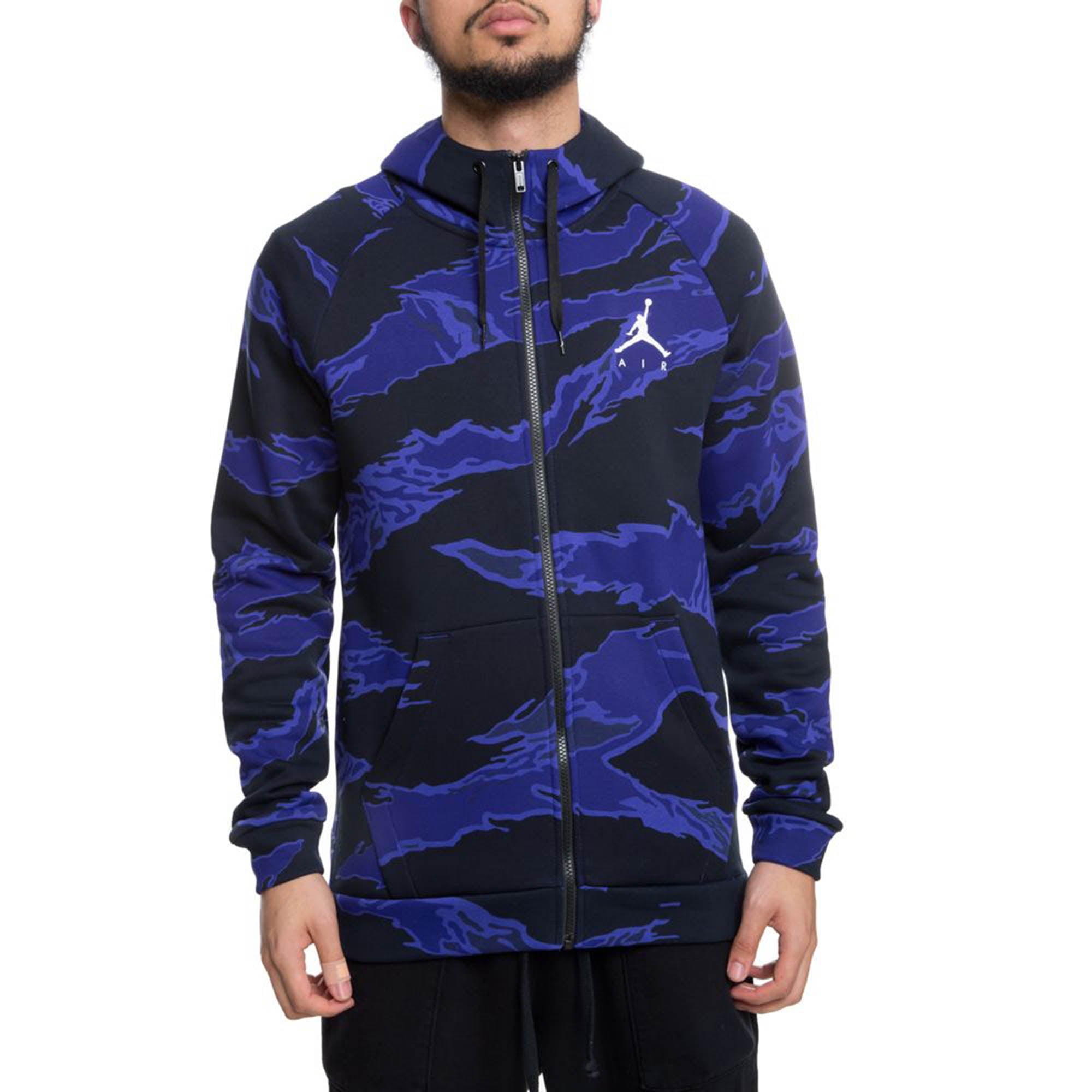 Jordan Jumpman Full Zip Men's Hoodie Purple-Camouflage av2303-494