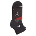 thumbnail image 1 of Jordan Jumpman Quarter 3 Pair Men's Socks Black/White sx5544-010, 1 of 8