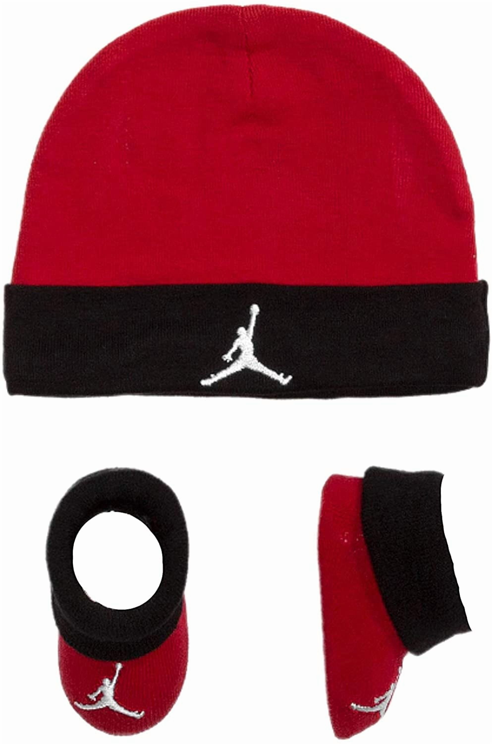 Jordan Jumpman Size 0-6M 2-Piece Hat and Bootie Set in Red