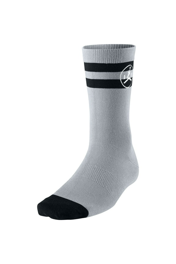 Jumpman Striped Men' s Socks Cool Grey/Black/White 716856-012