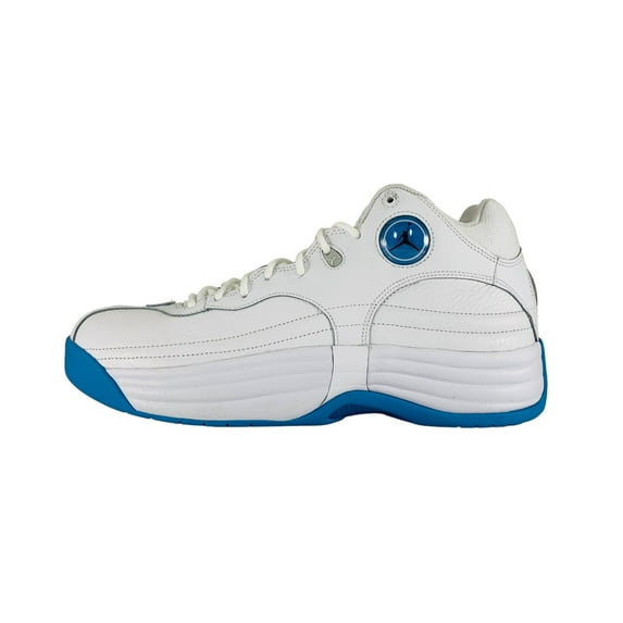 Jordan Jumpman Team 1 White Blue Sneakers, New Men's Basketball Shoes FV3928-101, Men's U.S. Shoe Size 11