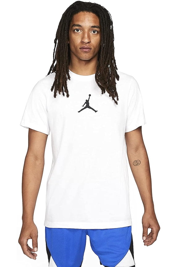 Jordan Jumpman White/Black Crew Neck T-Shirt - L