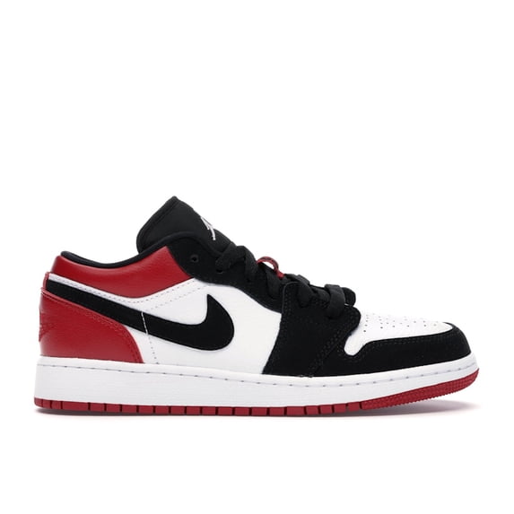 Jordan Kid's 1 Low Black Toe (2019) Shoes, from StockX