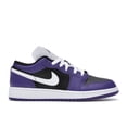thumbnail image 1 of Jordan Kid's 1 Low Court Purple Black Shoes, from StockX, 1 of 5