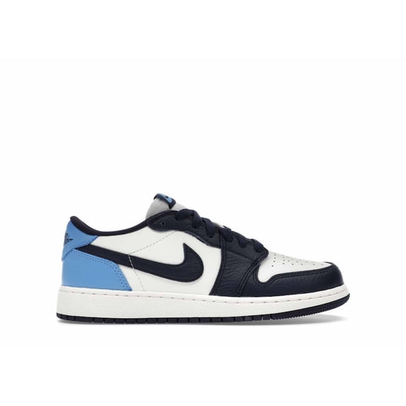 Jordan Kid's 1 Low OG Obsidian UNC Shoes, from StockX