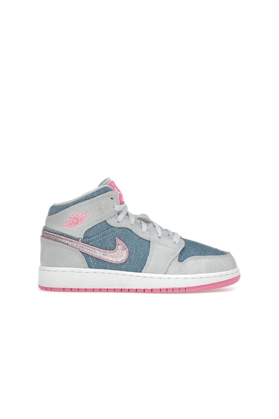 Kid's 1 Mid Denim Sequin Shoes, from StockX