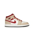 thumbnail image 1 of Jordan Kid's 1 Mid Light Curry Cardinal Shoes, from StockX, 1 of 5
