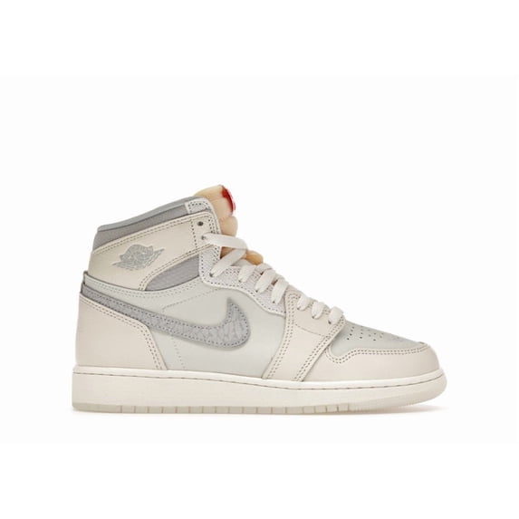 Jordan Kid's 1 Retro High OG Sail University Red Basketball Shoes, from StockX