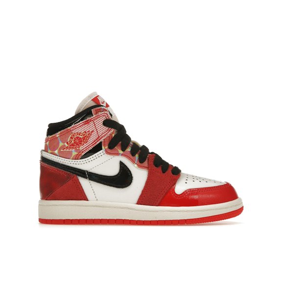 Jordan Kid's 1 Retro High OG Spider-Man Across the Spider-Verse Basketball Shoes, from StockX