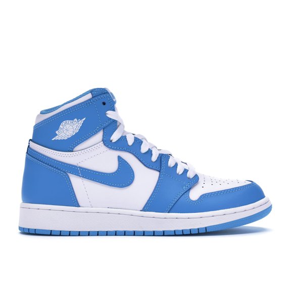 Jordan Kid's 1 Retro High OG UNC Shoes, from StockX