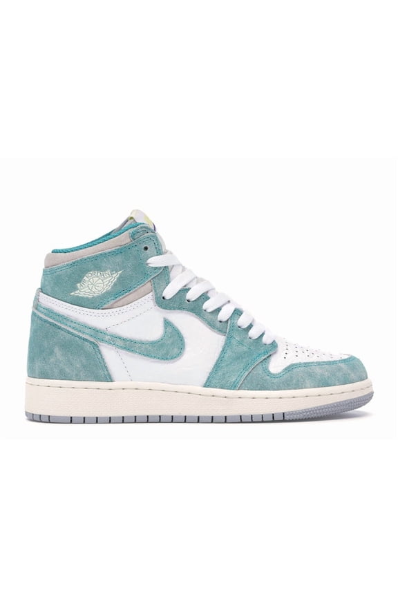 Kid's 1 Retro High Turbo Green Shoes, from StockX